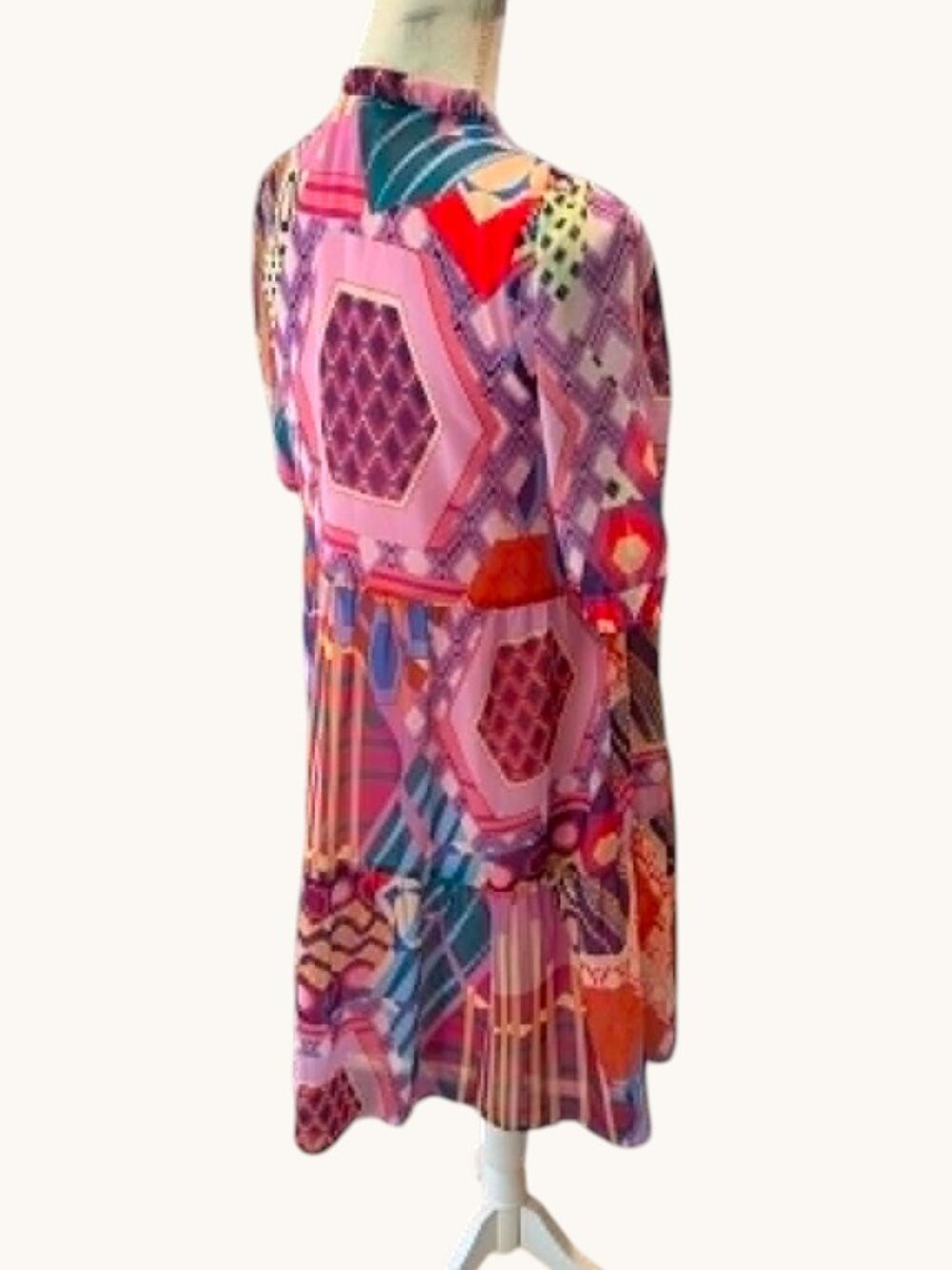 TMHL Colorful Geometric Pattern Mini Dress - Picture 3 of 5